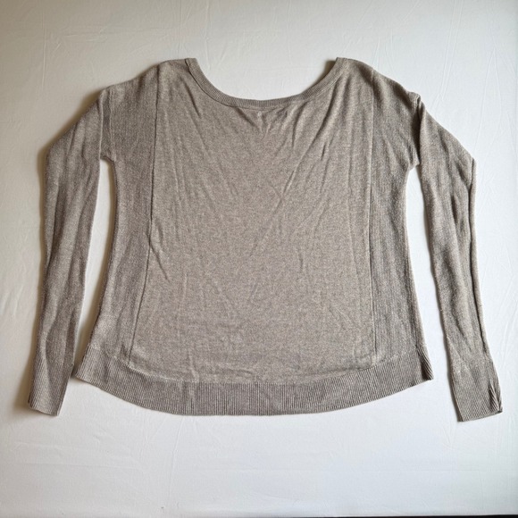 American Eagle Outfitters | Women's XS Beige Knit Long Sleeve Sweater - Picture 5 of 5